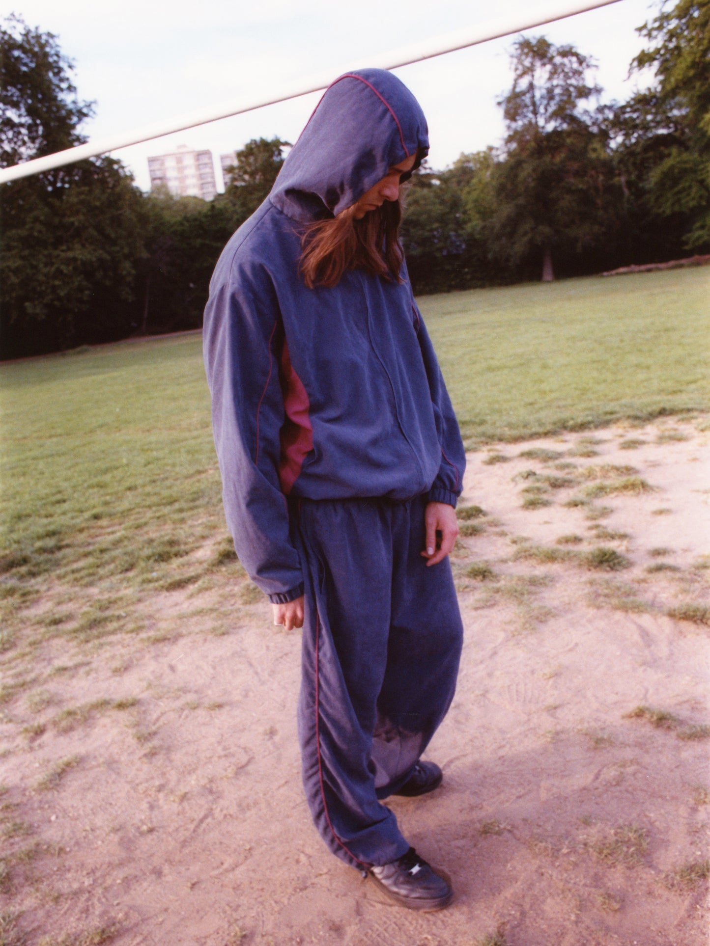 Luna Tracksuit (Navy/Red)