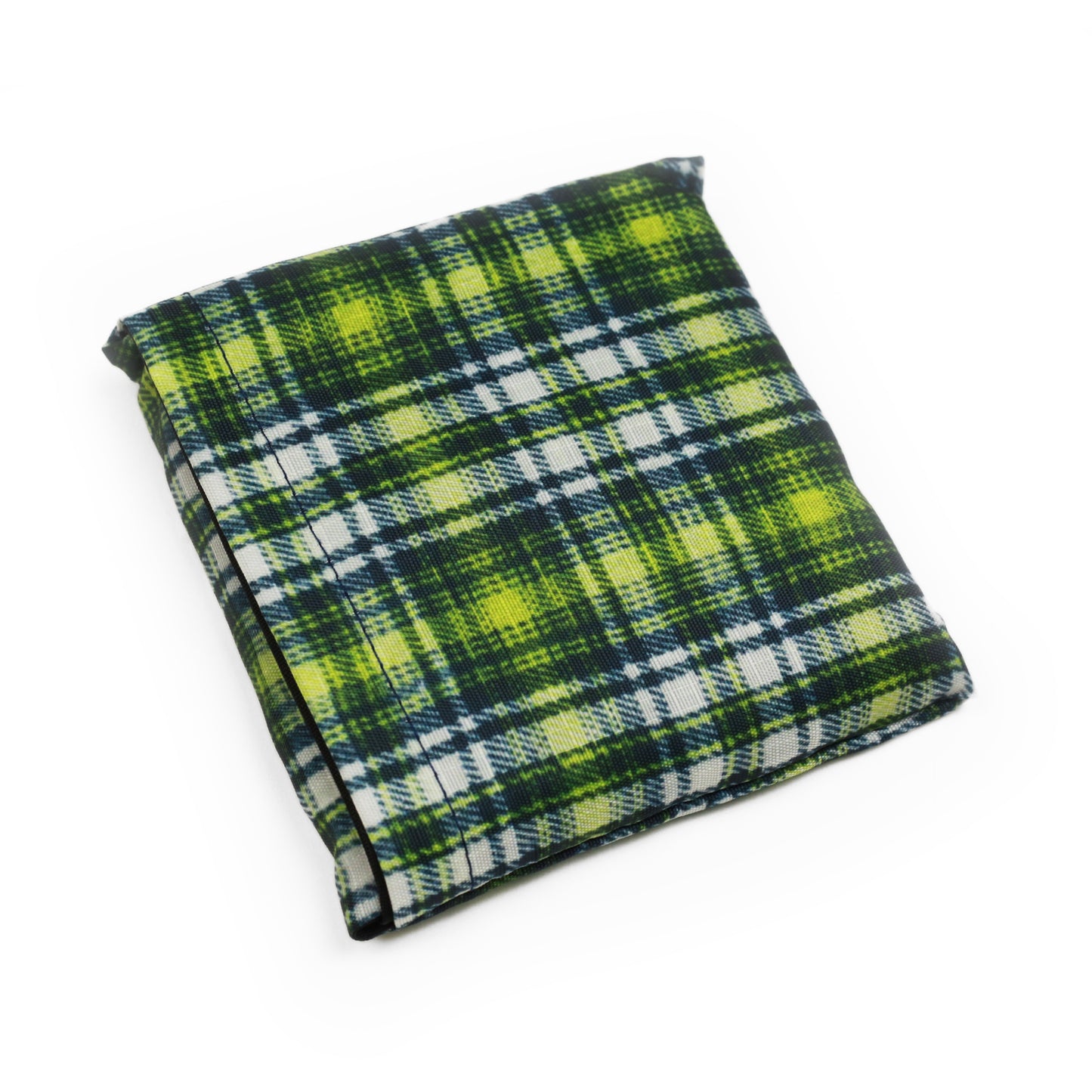 YS Plaid Tote Bag (Green)
