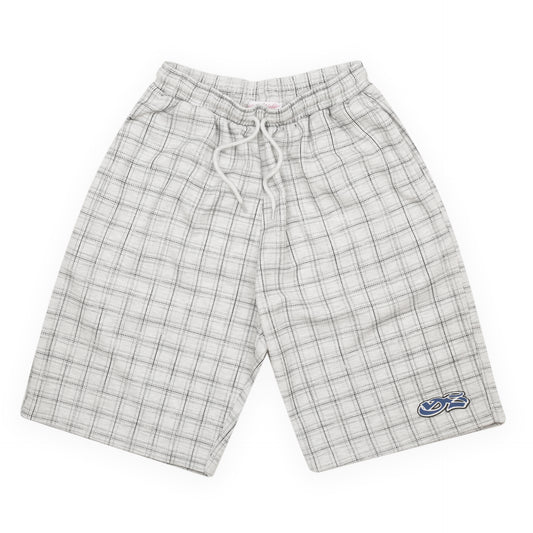 Check Waffle Shorts (Light-Grey)