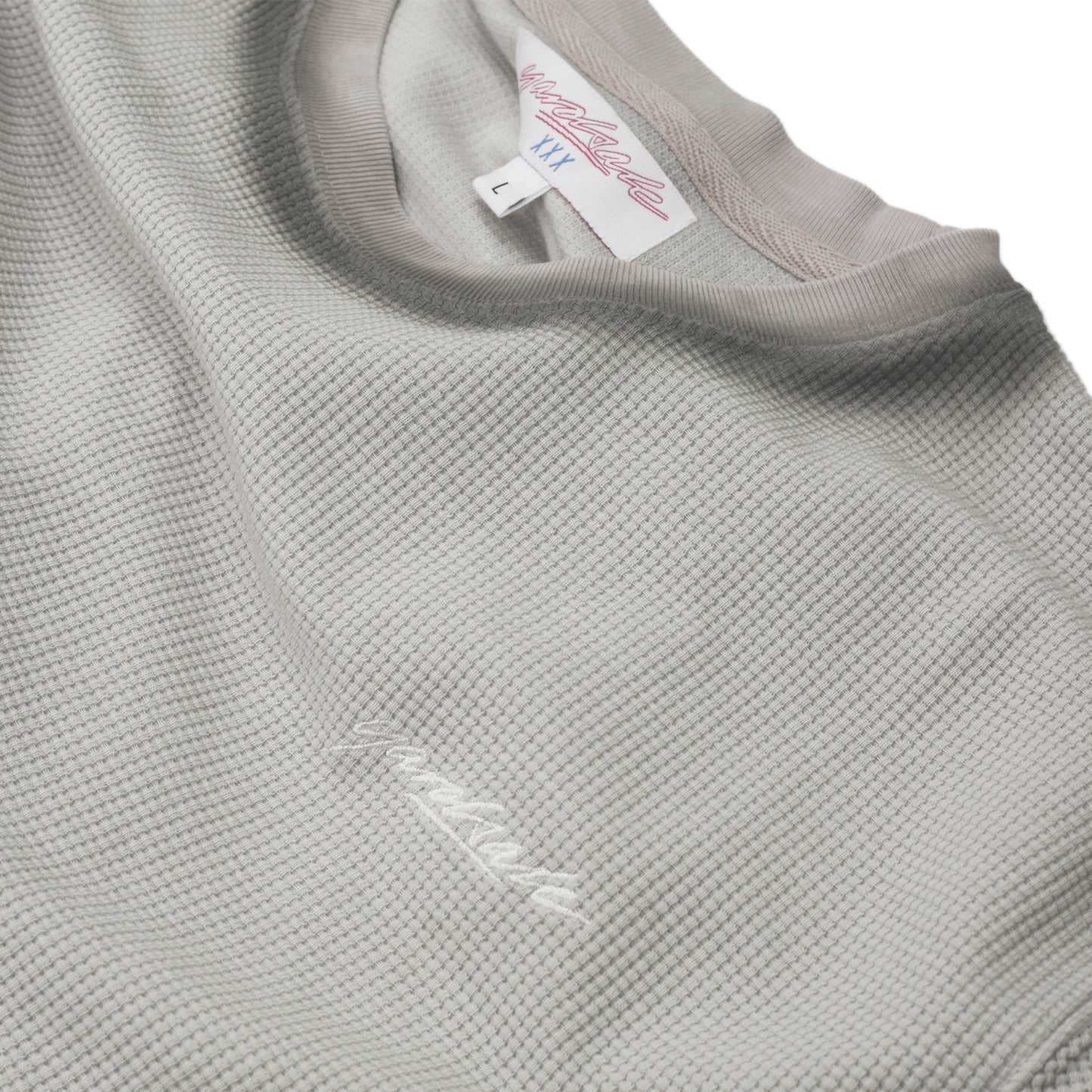 Waffle Fade T-Shirt (Light Grey)