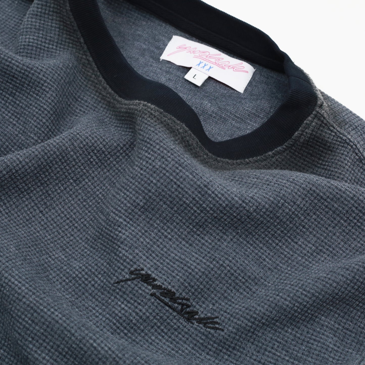 Waffle Fade T-Shirt (Navy)