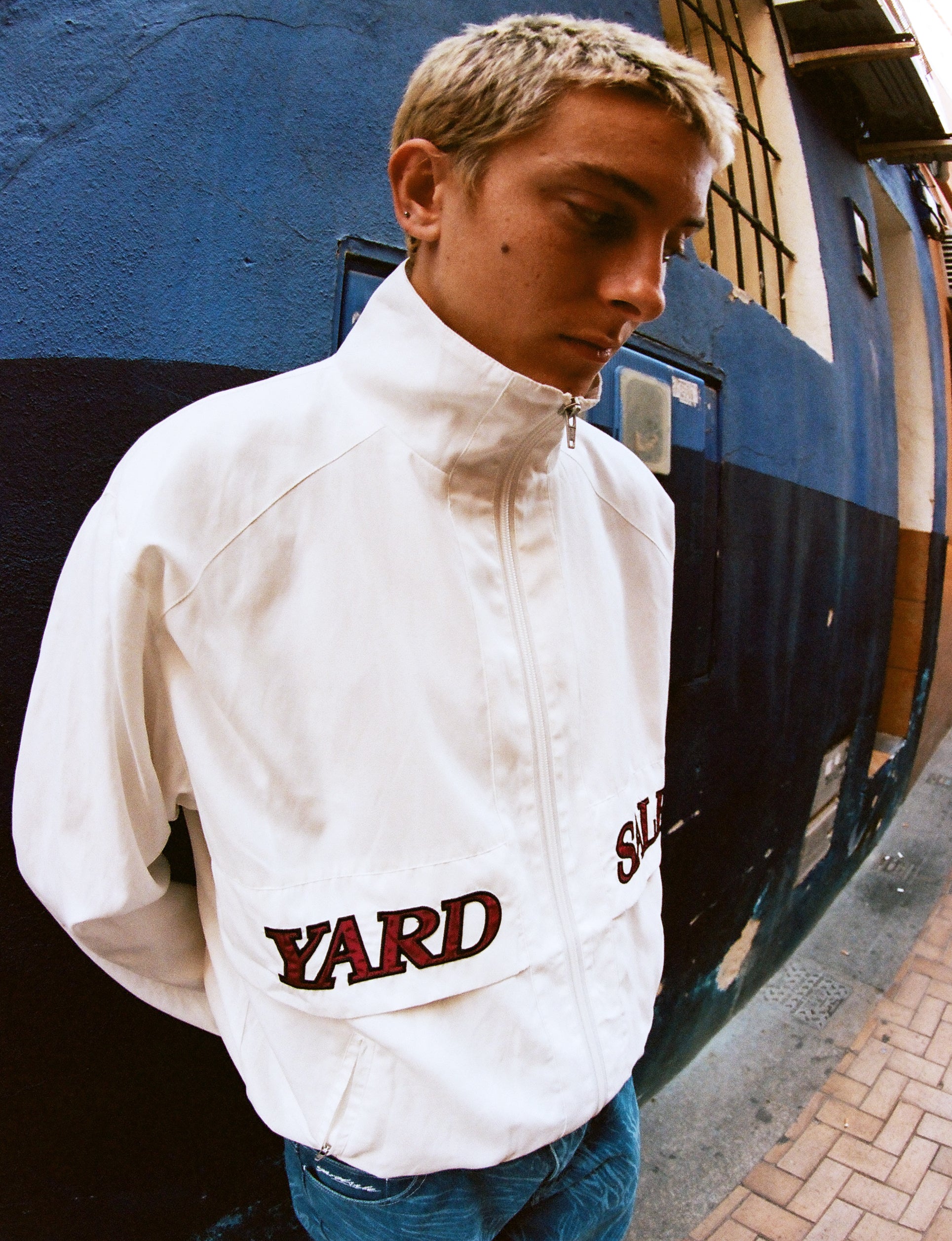 YARDSALE（ヤードセール）/ Warm Up Jacket (White)-