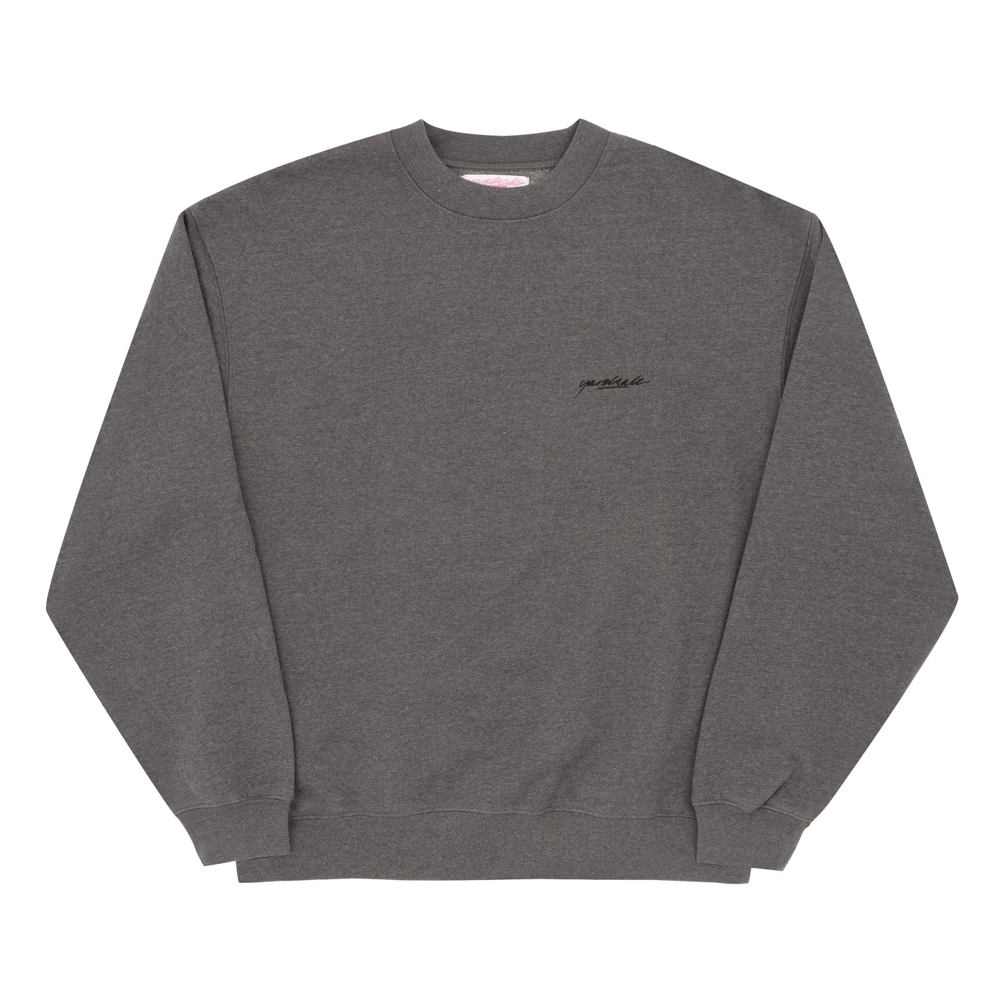 Script Crewneck (Navy Heather)
