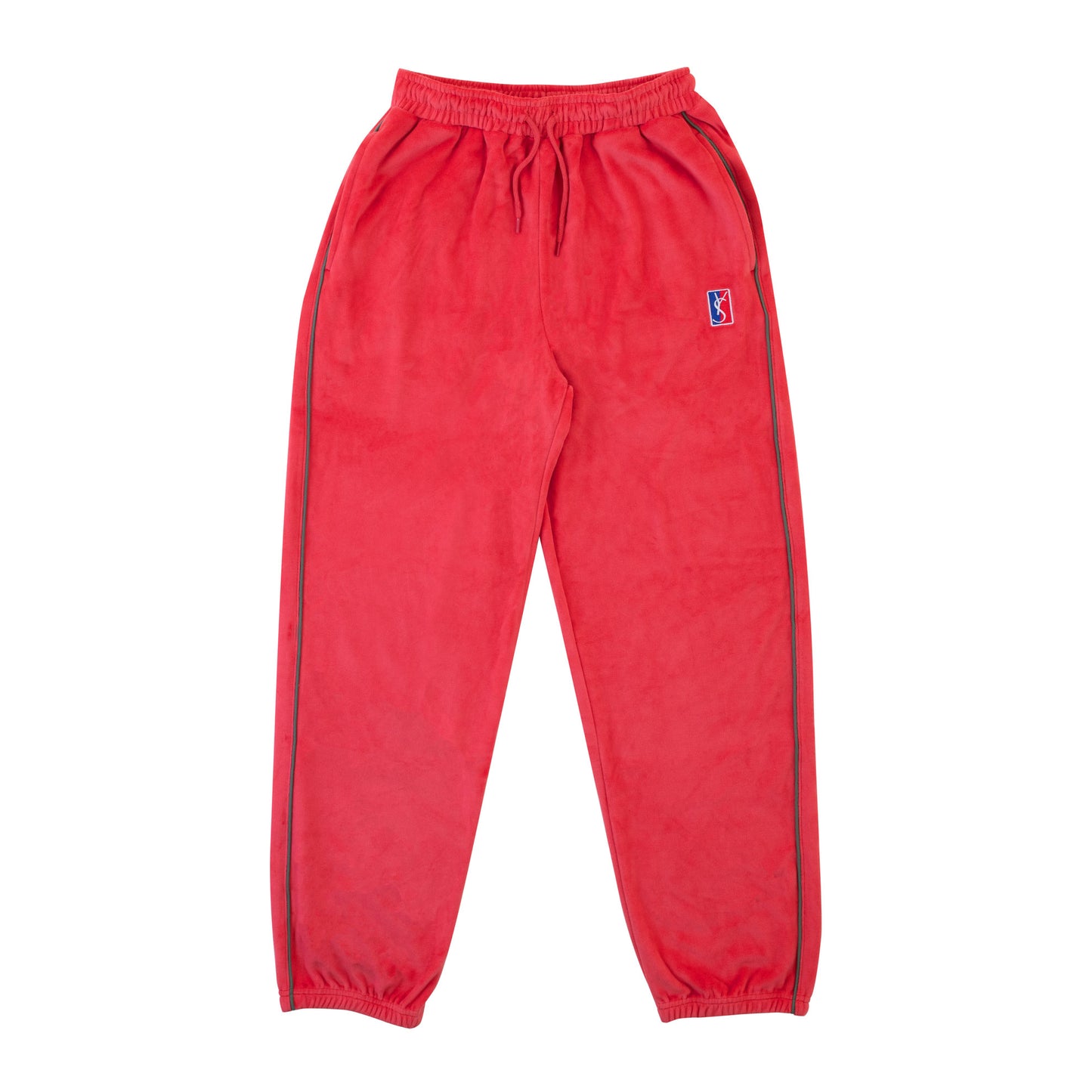 Velour Joggers (Red)