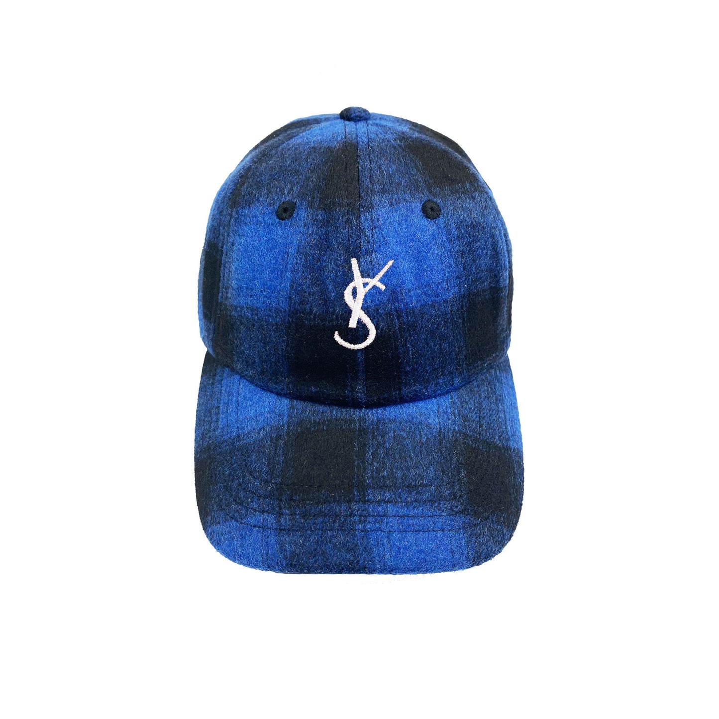 YS Flannel Cap (Blue/Black)