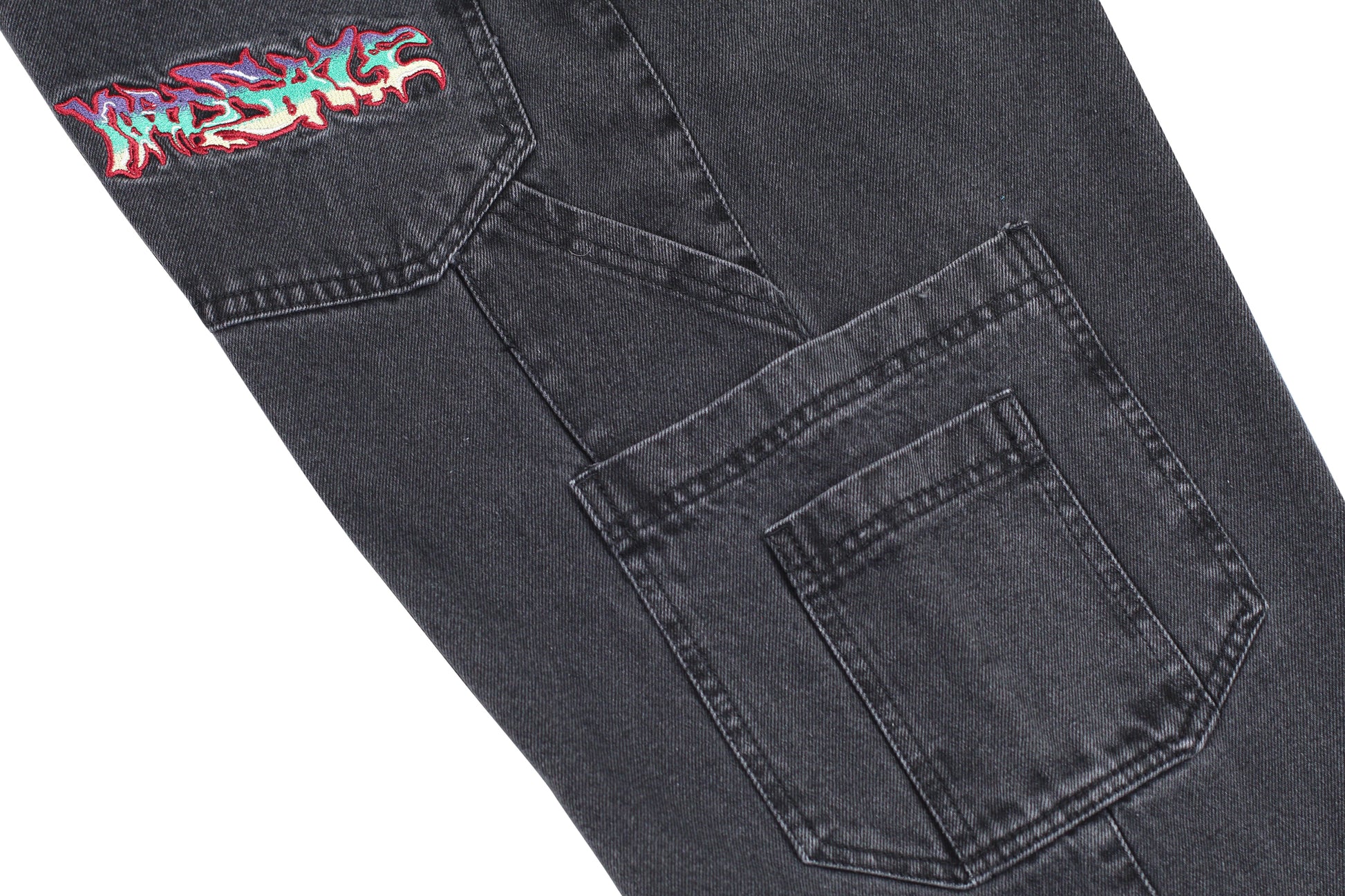 Dreamscape Denim Cargos (Black) – YARDSALE