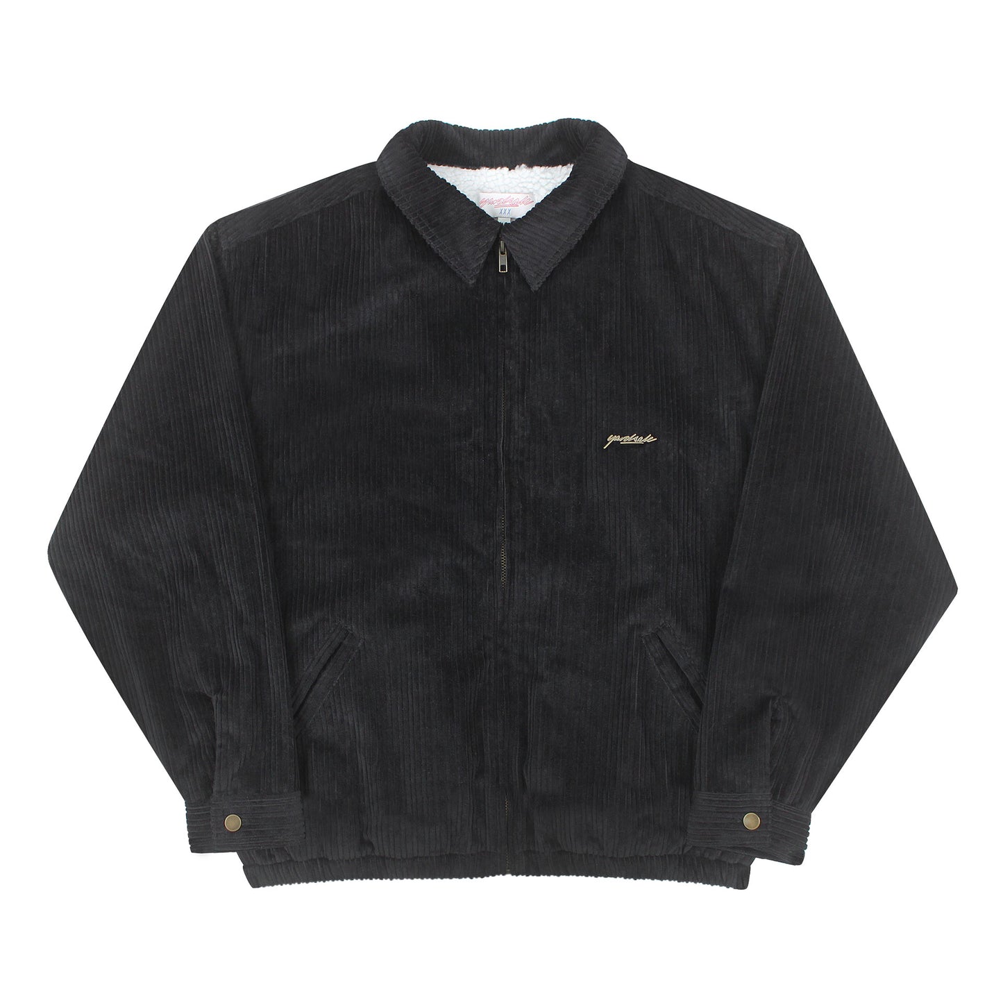 Cord Trucker Jacket (Black)