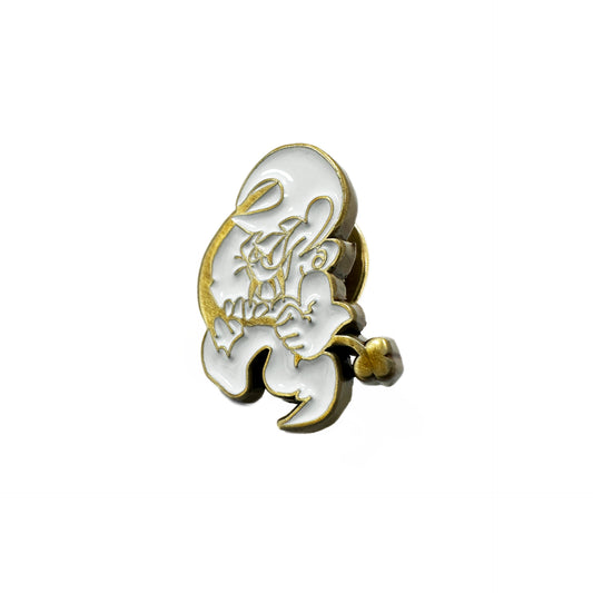 Goblin Pin Badge (White)