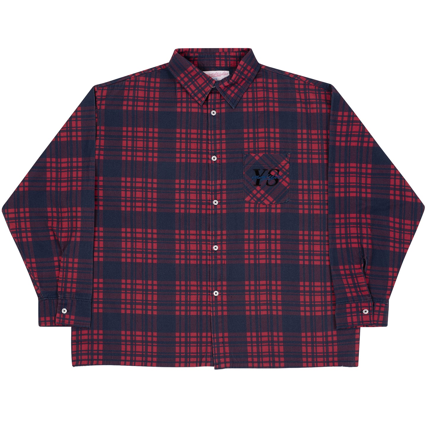 YS Plaid Shirt (Burgundy/Space Blue)