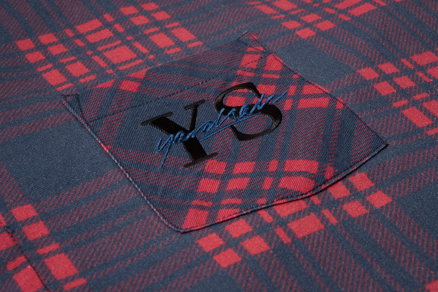 YS Plaid Shirt (Burgundy/Space Blue)