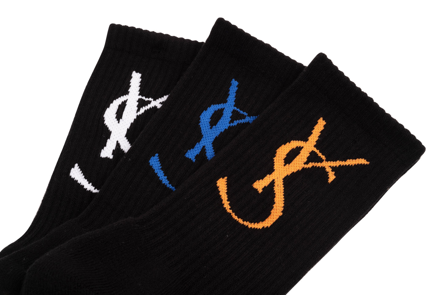 YS Socks 3 Pack (Black)