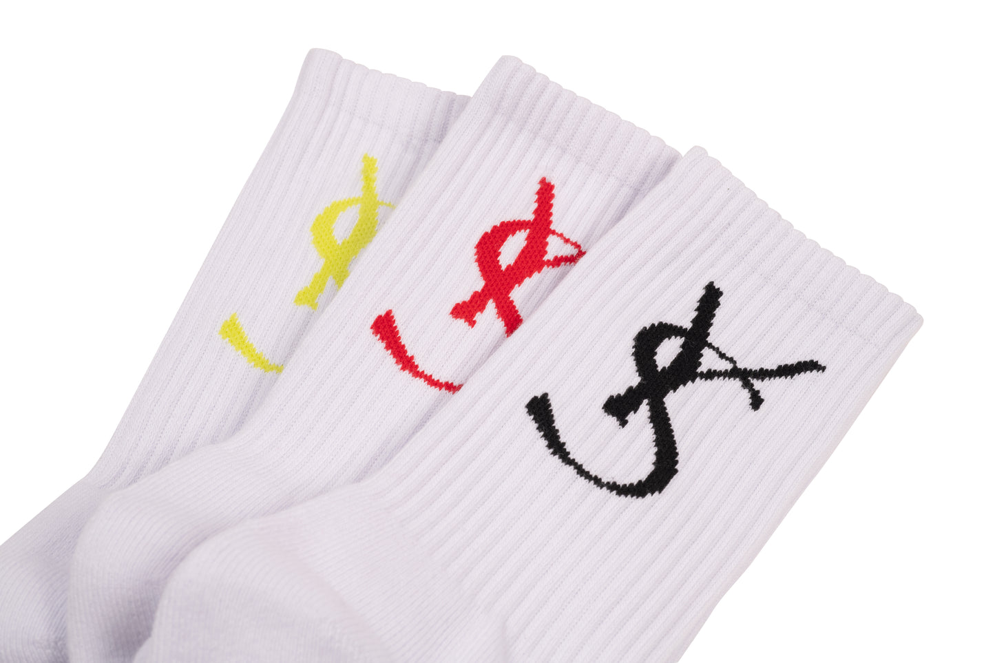 YS Socks 3 Pack (White)