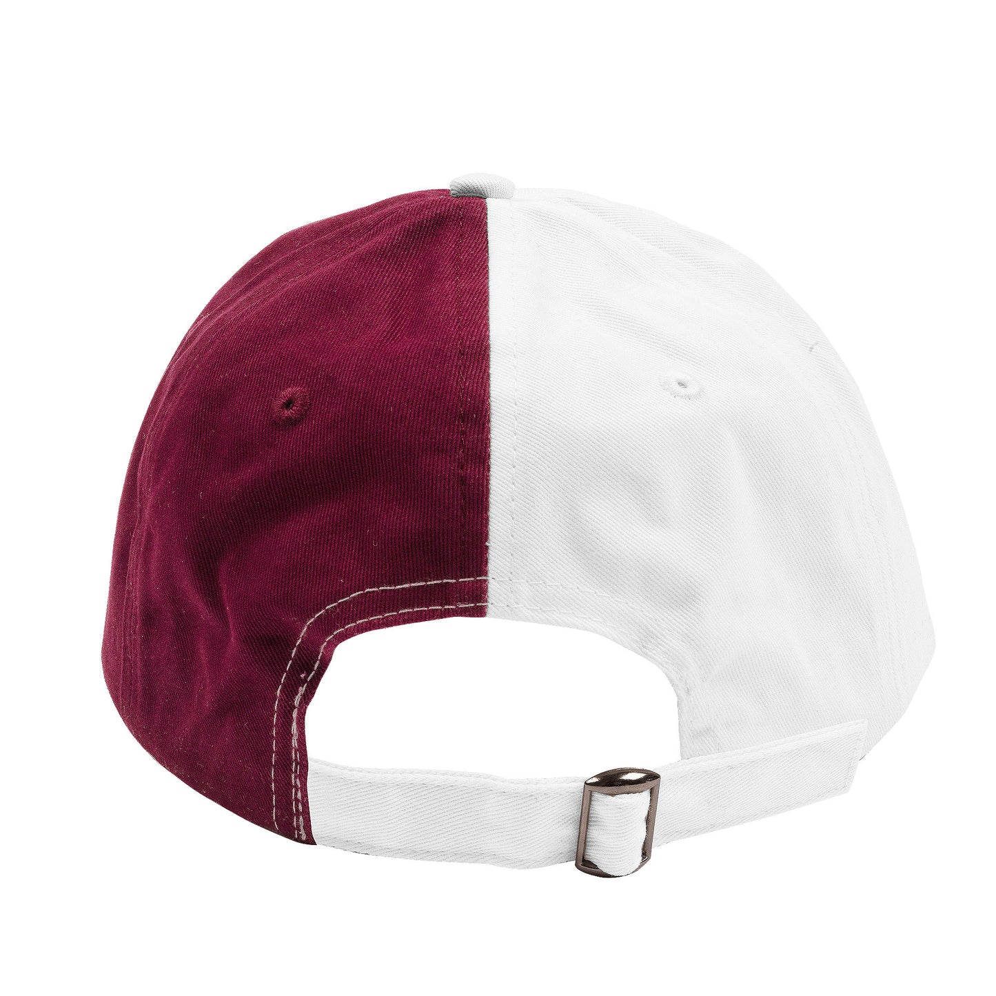 Split Cap (White/Crimson)