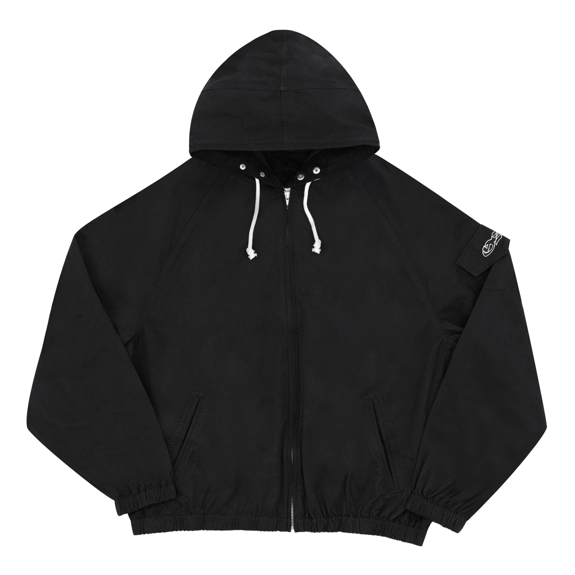 YS Hooded Jacket (Washed Black) – YARDSALE